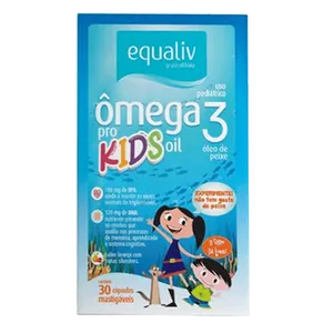 Ômega 3 Equaliv Kids 30 Cápsulas Mastigáveis