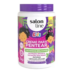 Creme de Pentear Salon Line Kids Cachinhos Brilha 1Kg