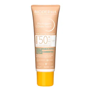 Protetor Solar Facial Bioderma FPS 50+ Photoderm Cover Touch Mineral Cor 2.0 com Cobertura Total 40g