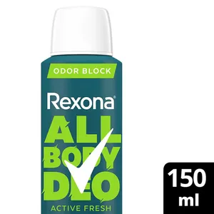 Desodorante Aerossol Rexona All Body Active Fresh 150ml