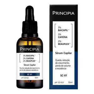 Sérum Capilar Principia SC-01 3% Baicapil + 3% Cafeína + 2% Beauplex 50ml