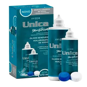 Solução para Lentes Unica Sensitive 470ml