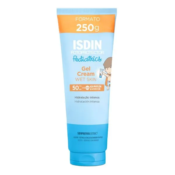 Protetor Solar Infantil Corporal Isdin FPS 50 Gel Cream Pediatrics 250g