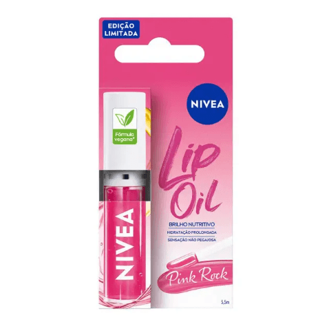 Protetor Labial Em Óleo Nivea 5ml Pink