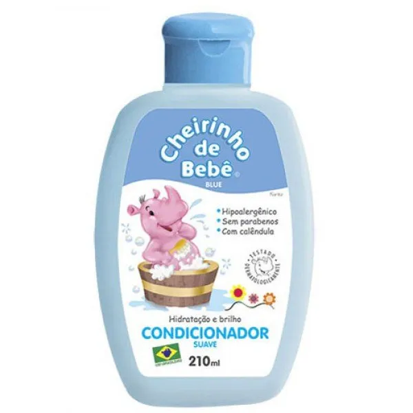 Condicionador Infantil Cheirinho de Bebê Azul 200Ml