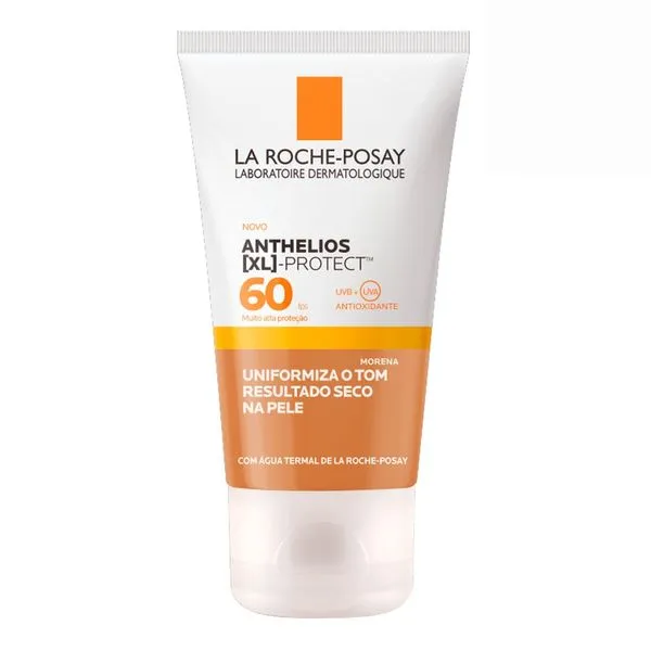 Protetor Solar Facial La Roche-Posay FPS 60 Anthelios XL Protect Cor Morena 40g