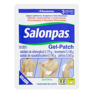 Analgésico e Anti-inflamatório Salompas Gel-Patch 3 Adesivos