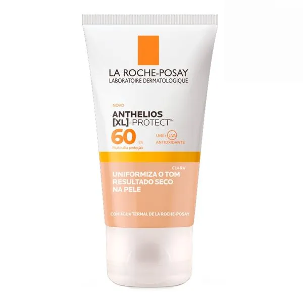 Protetor Solar Facial La Roche-Posay FPS 60 Anthelios XL Protect Cor Clara 40g