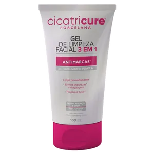 Gel de Limpeza Facial Cicatricure Porcelana Antimarcas 150ml