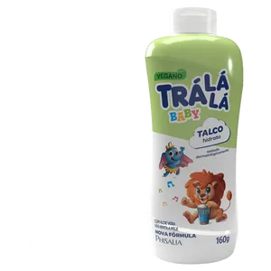 Talco Hidratante Trá Lá Lá Baby Aloe Vera 160g Pó