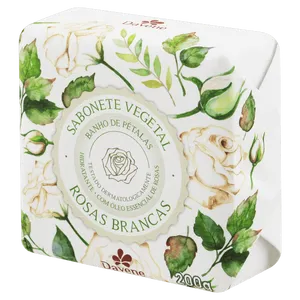 Sabonete Veg Rosa Branco 200G - Davene