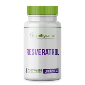 Resveratrol 20mg 60 Cápsulas Sem Sabor/Aroma 60 Cápsulas Branca/Transparente