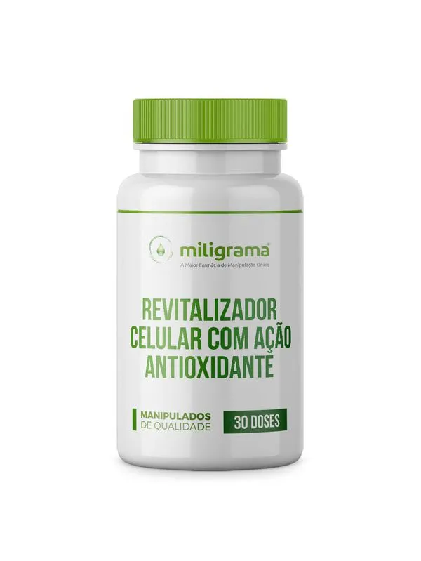 Revitalizador Celular Antioxidante PQQ Ubiquinol 30 Doses Miligrama