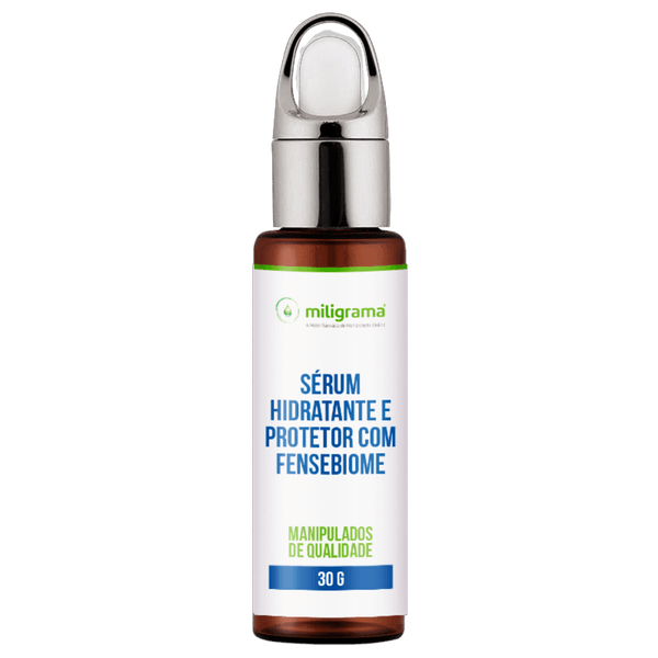 Sérum hidratante e protetor com Fensebiome 30g Sem Sabor/Aroma 30 gramas Branca/Transparente