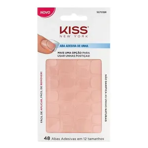 Aba Adesiva de Unha Kiss New York 48 Unidades