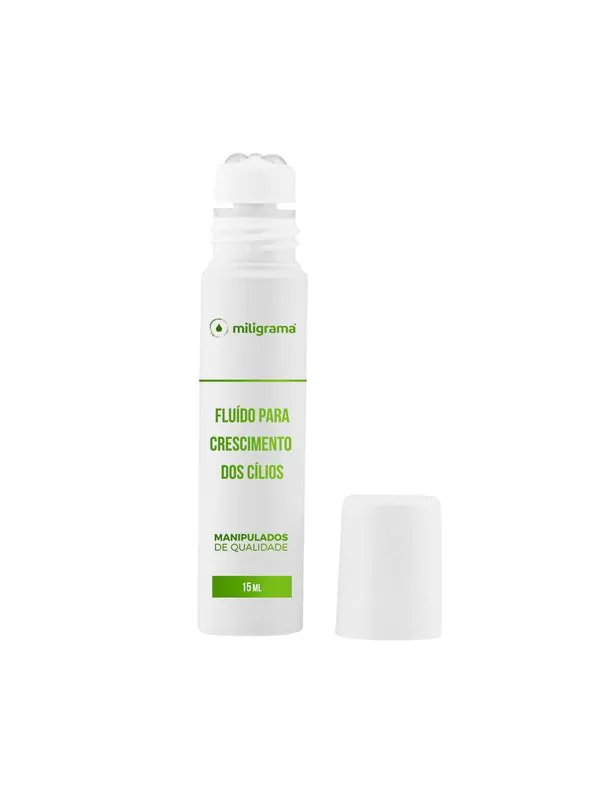 Fluído para Crescimento de Cílios e Sobrancelhas Roll-on 15ml Miligrama