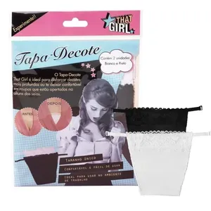 Tapa-decote That Girl Preto e Branco 2 Unidades Tapa Decotes That Girl com 2unidades