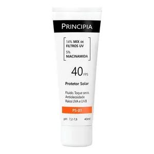 Protetor Solar Facial Principia FPS 40 PS-01 Antioleosidade 40ml