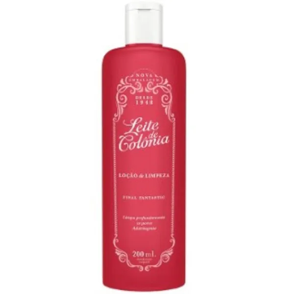 Loção de Limpeza para Corpo Final Fantastico 200ml Leite de Colonia Loção Leite Colônia Final Fantastico 200Ml - Leite De Colonia