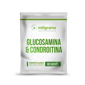 Glucosamina 1,5g + Condroitina 1,2g 60 Sachês Sabor Laranja 60 Doses