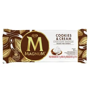 Sorvete Kibon Magnum Cookies&Cream 69g