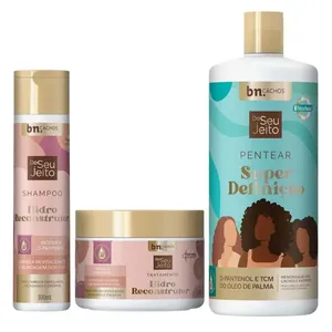Kit Capilar Do Seu Jeito Definição Biotina e D-Pantenol 3 Itens Bn.Cachos