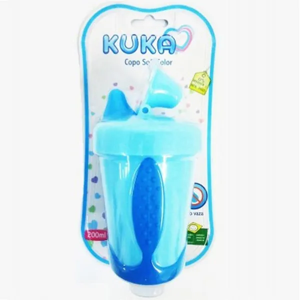 Copo Kuka Soft Color Azul 200Ml - Kuka