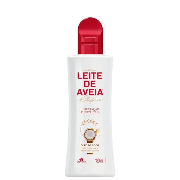 Davene Hidratante Leite Aveia Oleo Coco 180ml