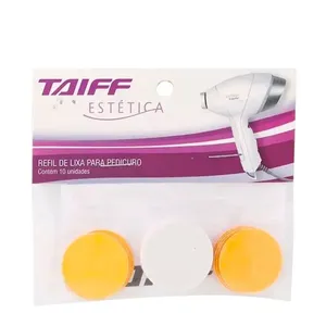 Taiff Estética Soft Feet - Refil de Lixa para Pedicuro 10 Unidades