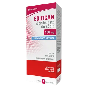 Ibandronato de Sódio Edifican Aché 150mg Comprimido 3 Unidades