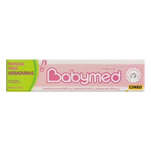 Babymed Rosa Pomada para Assaduras 45g
