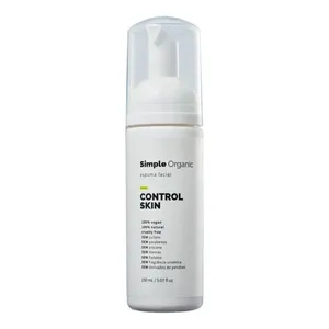 Espuma Facila Simple Organic Control Skin Pele Oleosa 150ml