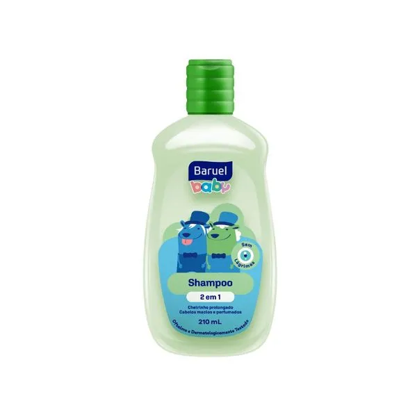 Shampoo Infantil Baruel Baby 2 em 1 210ml