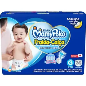 Fralda-Calça MamyPoko Super Seca G 50 Unidades