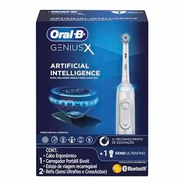 Escova Dental Elétrica Oral B Gênius X Bivolt 1 Unidade