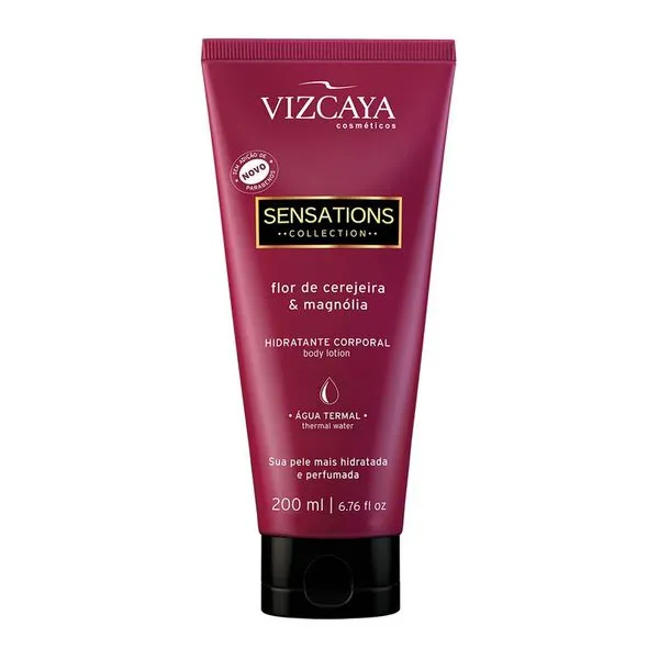 Loção Hidratante Corporal Flor de Cerejeira e Magnólia 200 ml Vizcaya Hidr Vizcaya Flor De Cerej E MaGenérico 200 Ml