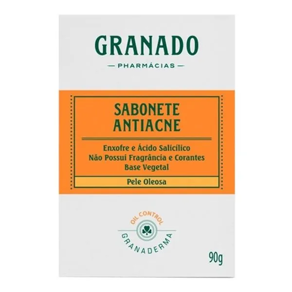 Sabonete Antiacne Em Barra Granado Enxofre 90g