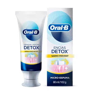 Pasta de Dente Oral B Gengiva Detox Tartar Defense 102g