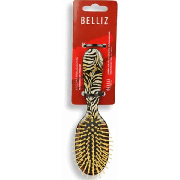 Escova de Cabelo Oval 797 Animal Skin Belliz Escova Belliz Animal Skin Oval 797 - Belliz
