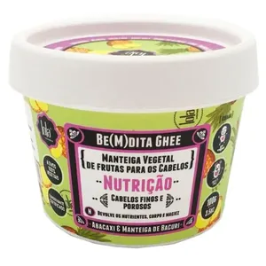 Máscara de Tratamento Lola Cosmetics Be(m)dita Ghee Nutrição Abacaxi e Manteiga de Bacuri 100g