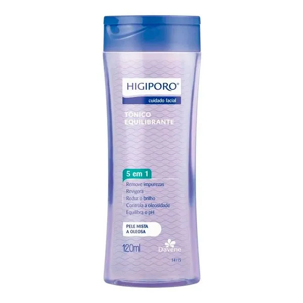 Tônico Higiporo Pele Mista a Oleosa Davene 120ml