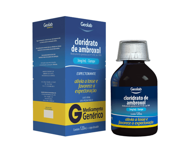 Cloridrato de Ambroxol 3mg/ml 120ml Xarope - Geolab