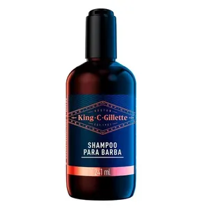 Shampoo Para Barba King C.Gillette Mentol 241ml