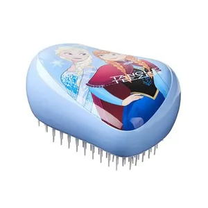 Escova Desembaraçante Compacta Frozen Azul Claro Estampa Elsa e Anna Tangle Teezer Escova Tangle Teezer Frozen - Tangle Teezer
