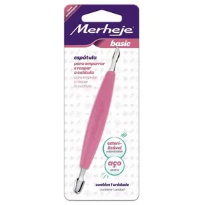 Espátula de Cutícula Merheje Basic Rosa 1un
