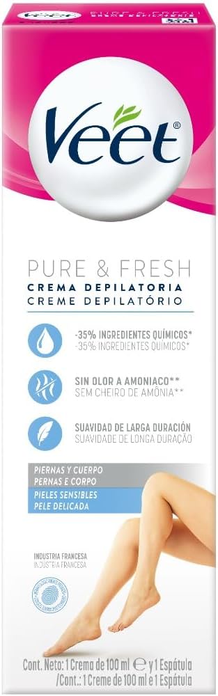 CREME DEPILATÓRIO VEET CORPORAL PELE SENSÍVEL 100ML