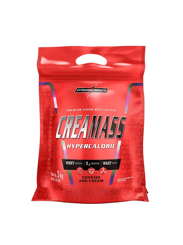 Creamass Hipercalorico com Creatina 3Kg Cookies