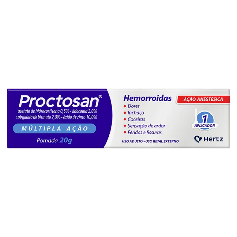 Proctosan Pomada 20g - 1 Unidade