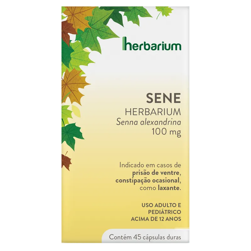 Laxante Sene Herbarium 300mg 45 Cápsulas
