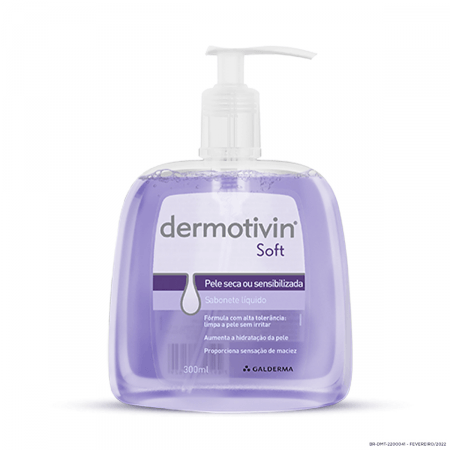 Dermotivin Soft Sabonete Liquido 300Ml